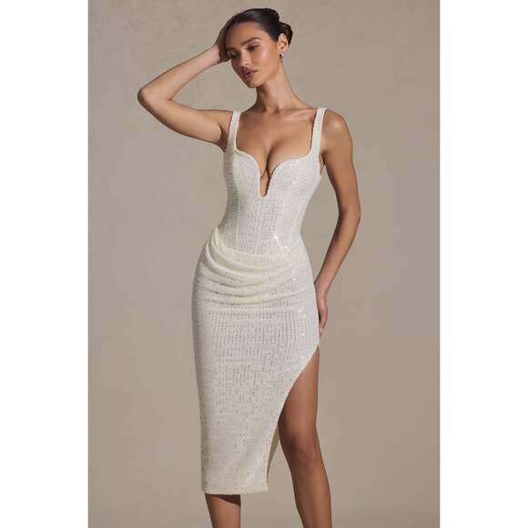 midi dress petite women Gwynne Knit Dress